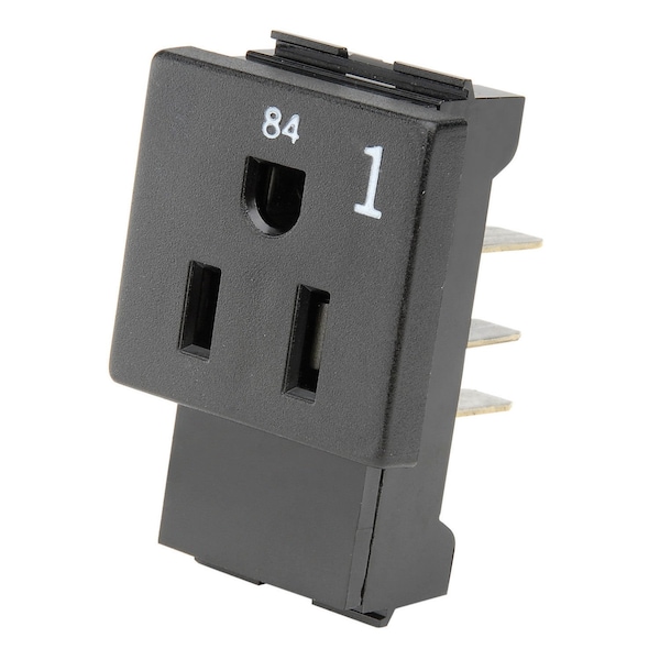 Electri-Cable Assemblies 15 Amp Circuit 1 Receptacle, 4PK 84-S1-BL175-4K - main